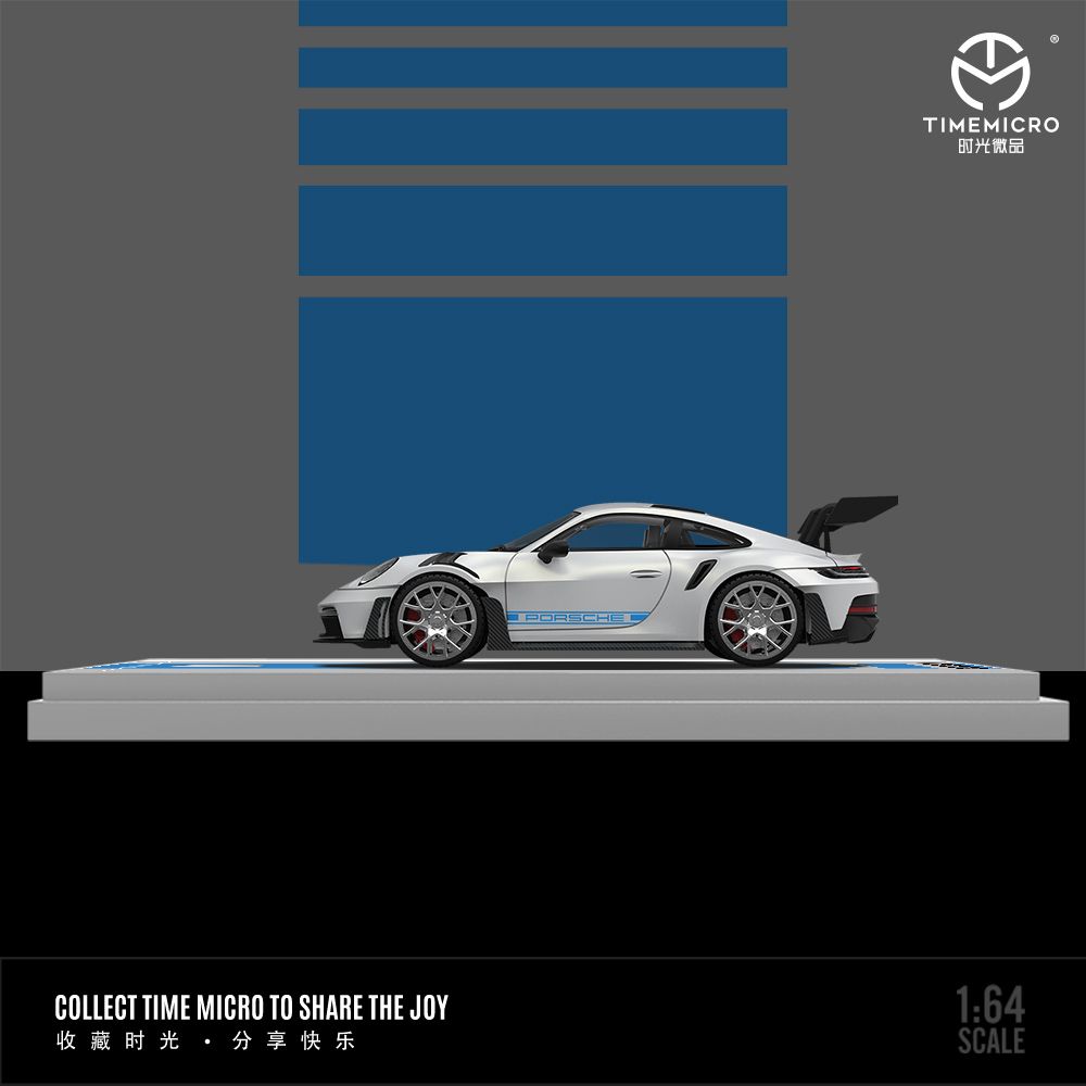 Mô hình xe Porsche 992 GT3 RS Phantom giới hạn 999 chiếc tỉ lệ 1:64 Time micro