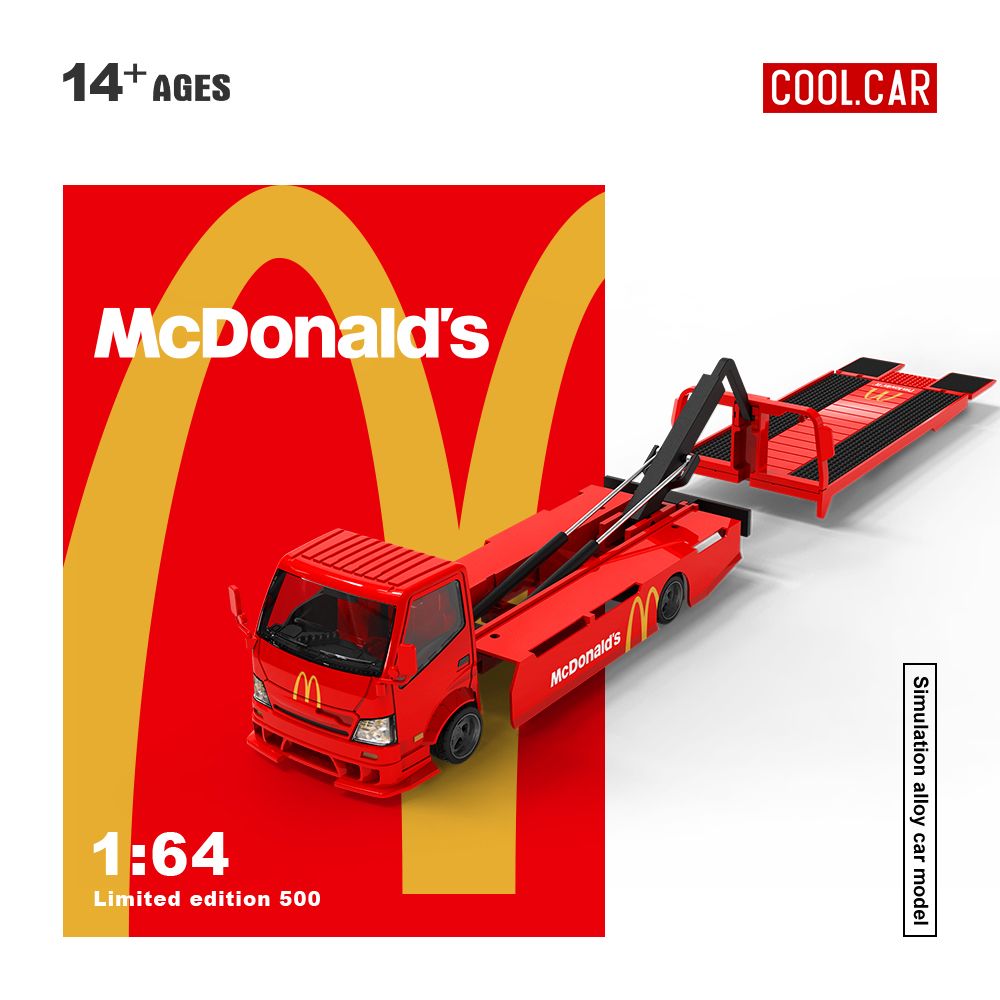 Mô hình xe H300 cứu hộ custom McDonald's limited edtion 500pcs tỉ lệ 1:64 Cool.car CC647218