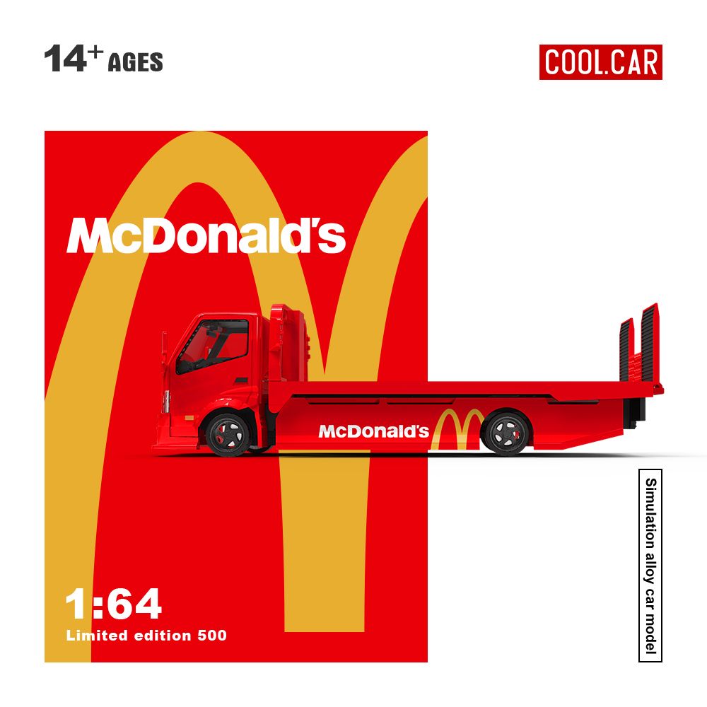 Mô hình xe H300 cứu hộ custom McDonald's limited edtion 500pcs tỉ lệ 1:64 Cool.car CC647218