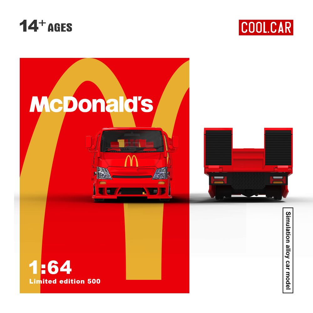 Mô hình xe H300 cứu hộ custom McDonald's limited edtion 500pcs tỉ lệ 1:64 Cool.car CC647218