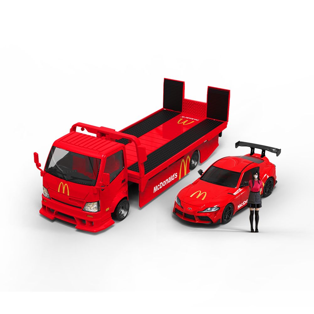 Mô hình xe H300 cứu hộ custom McDonald's limited edtion 500pcs tỉ lệ 1:64 Cool.car CC647218