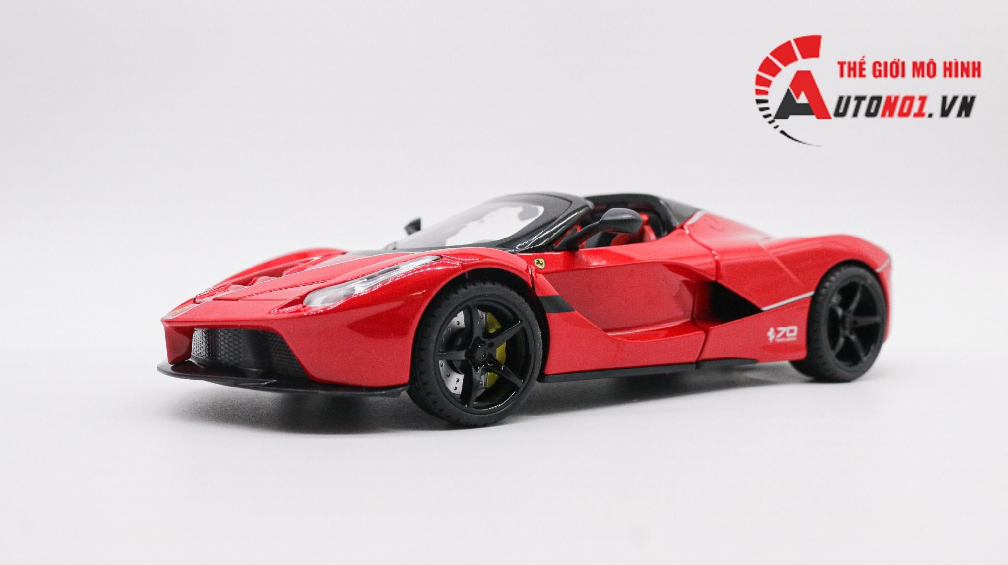  Mô hình xe Ferrari Laferrari Aperta mui trần full open - có âm thanh - có đèn tỉ lệ 1:22 Jiaye Model OT339 