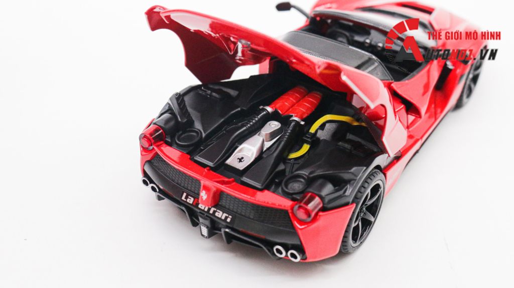 MÔ HÌNH XE FERRARI LAFERRARI APERTA RED 1:22 JIAYE MODEL 7955