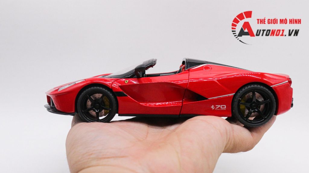 MÔ HÌNH XE FERRARI LAFERRARI APERTA RED 1:22 JIAYE MODEL 7955