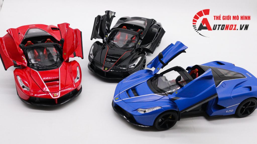 MÔ HÌNH XE FERRARI LAFERRARI APERTA RED 1:22 JIAYE MODEL 7955