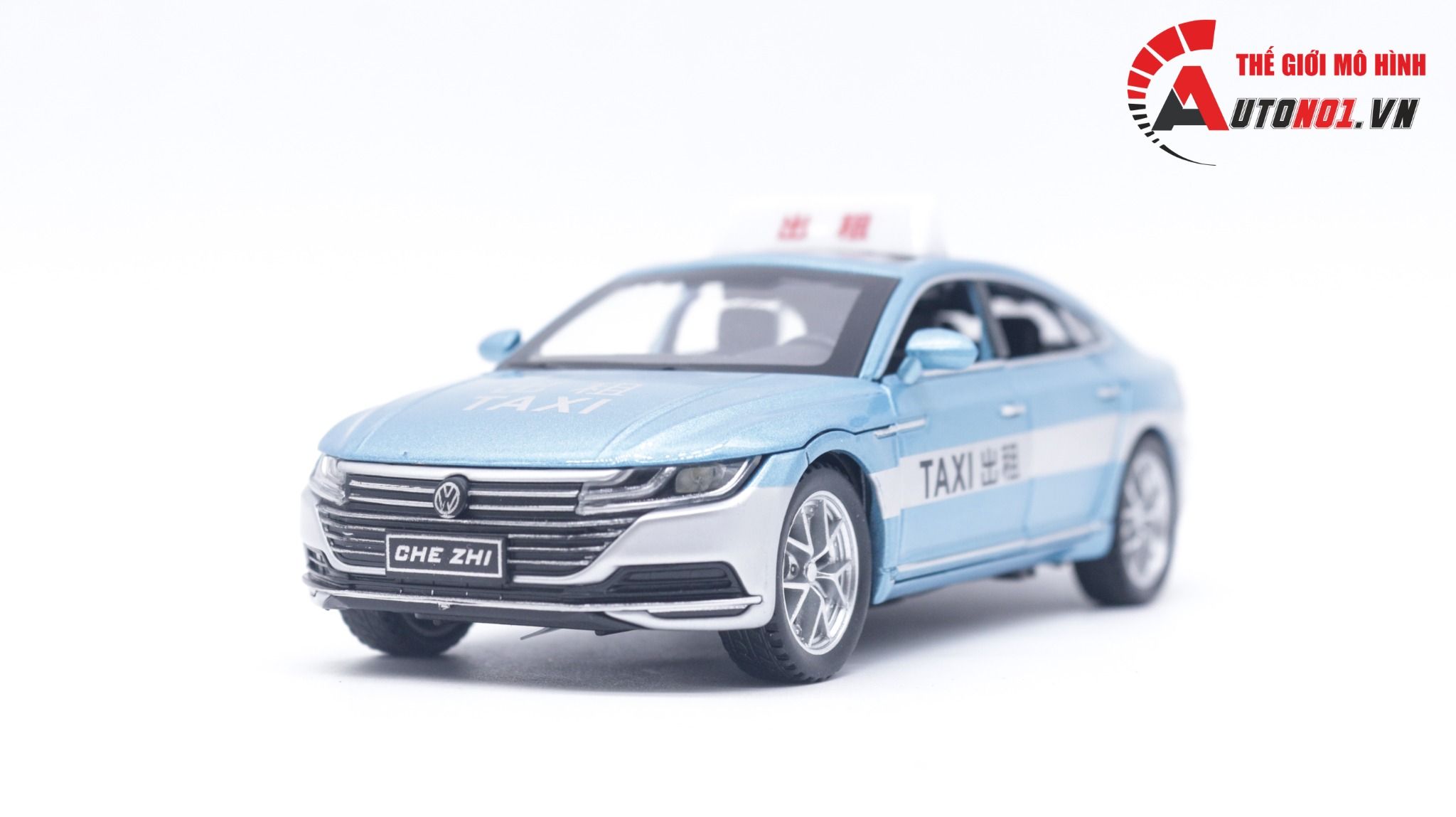 Mô hình xe ô tô Volkwagen CC sedan taxi tỉ lệ 1:32 Alloy model OT167