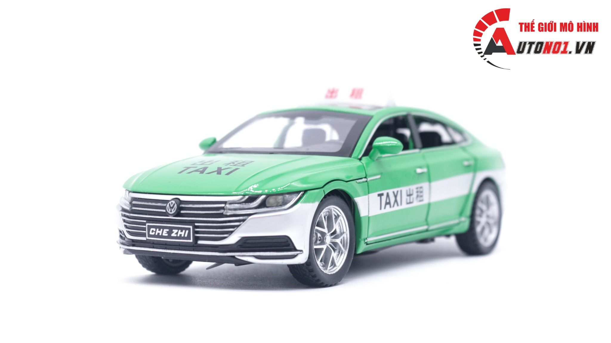 Mô hình xe ô tô Volkwagen CC sedan taxi tỉ lệ 1:32 Alloy model OT167