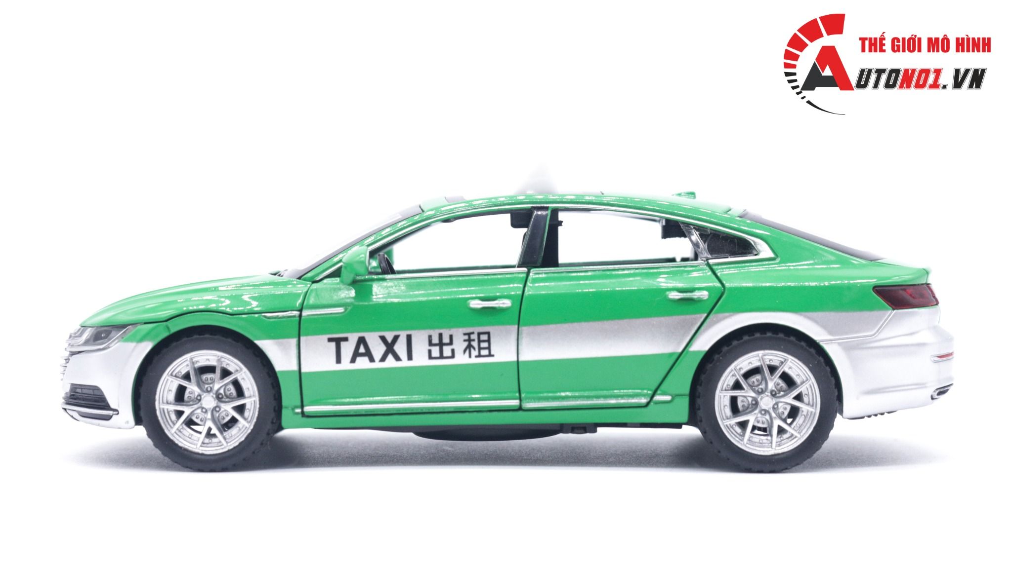Mô hình xe ô tô Volkwagen CC sedan taxi tỉ lệ 1:32 Alloy model OT167