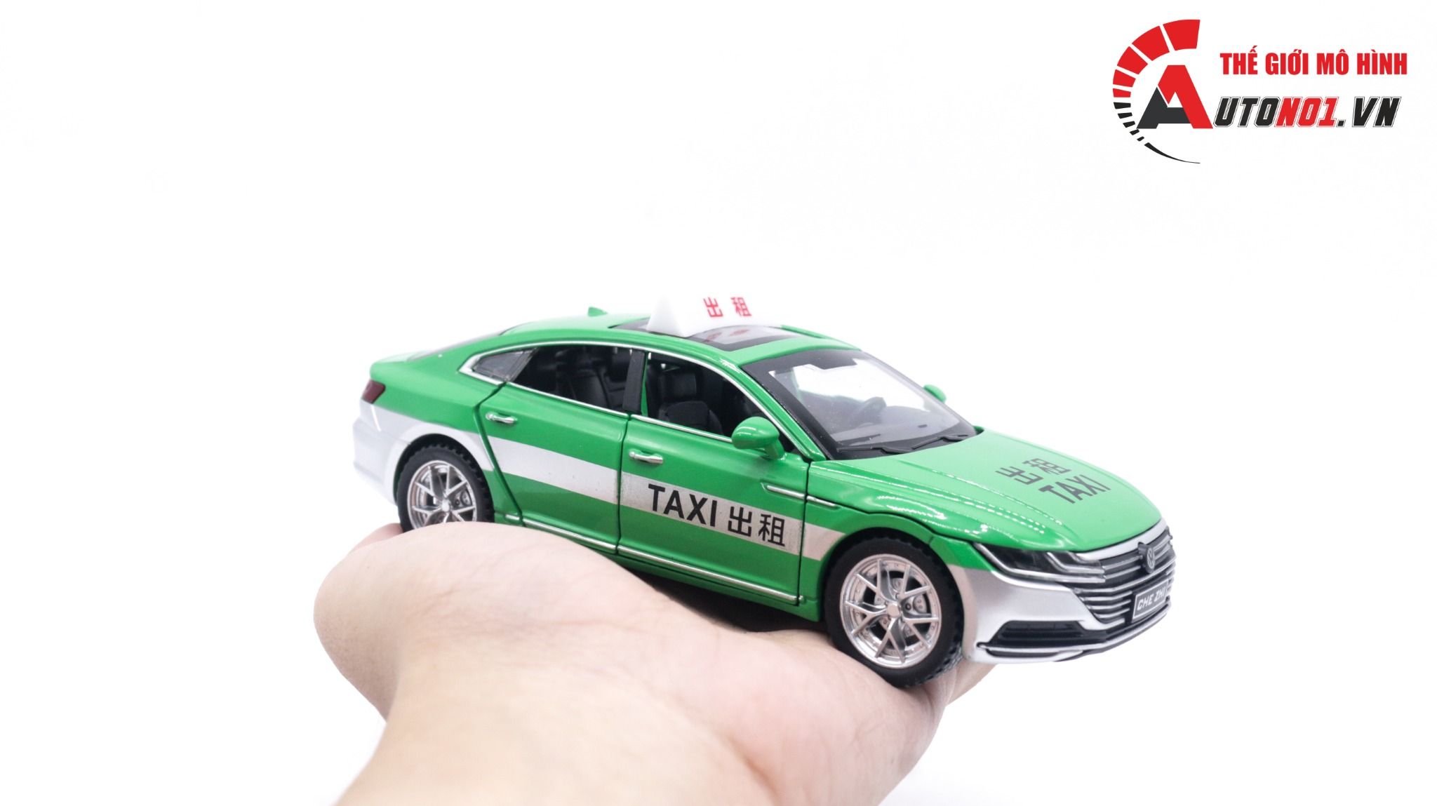 Mô hình xe ô tô Volkwagen CC sedan taxi tỉ lệ 1:32 Alloy model OT167