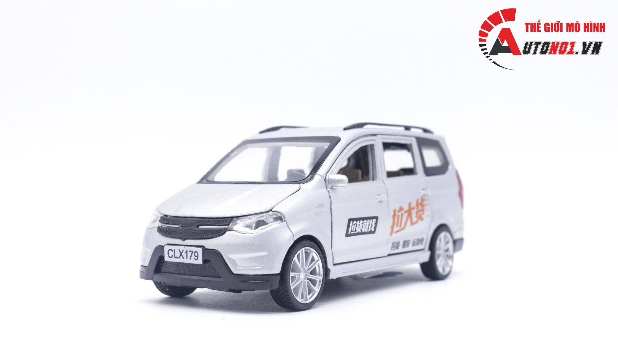Mô hình xe ô tô 7 chỗ SUV Wuling Cargo tỉ lệ 1:32 Alloy model OT165