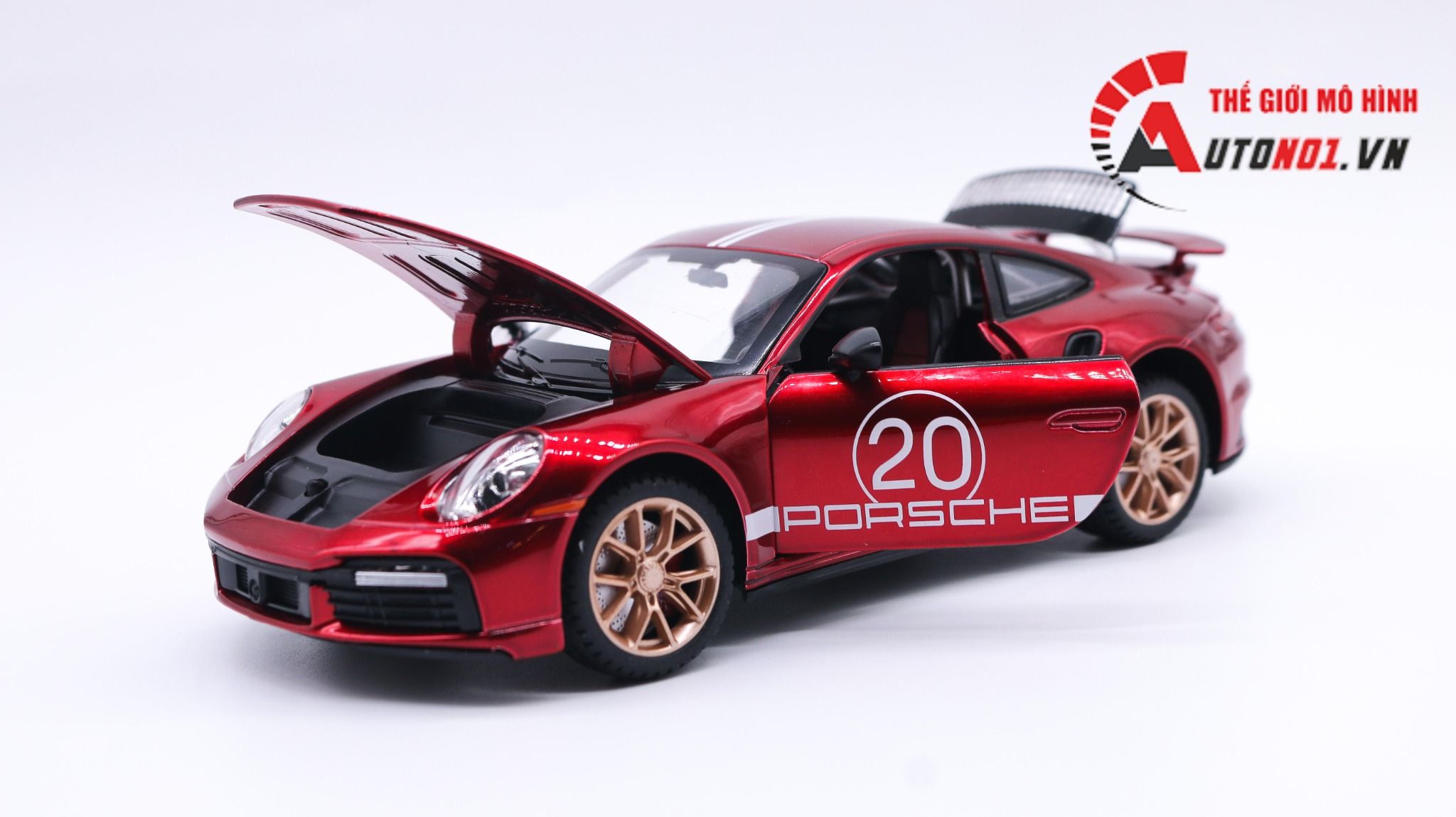  Mô hình xe Porsche 911 Turbo S 1:24 Miniauto OT338 