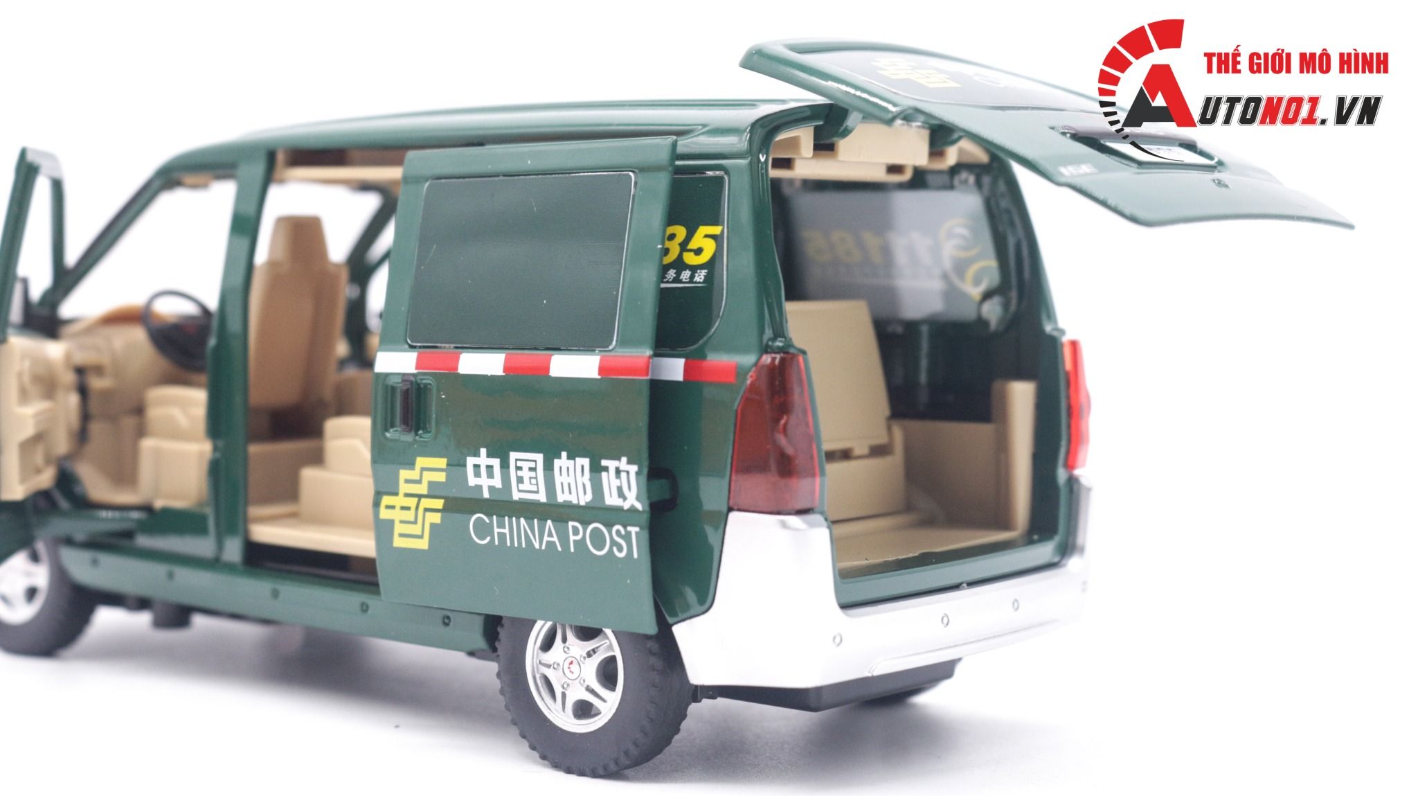 Mô hình xe ô tô van Wuling Cargo tỉ lệ 1:24 Jinlifiang OT168
