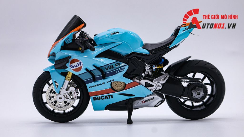 MÔ HÌNH XE ĐỘ DUCATI V4S GULF NỒI KHÔ TỈ LỆ 1:12 AUTONO1 D224