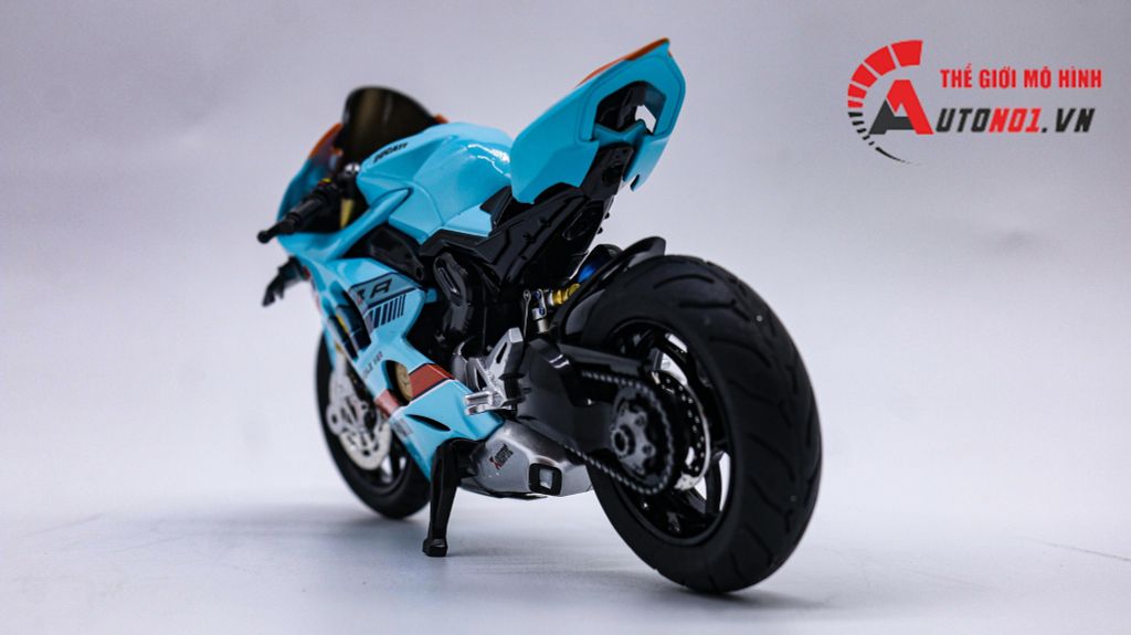 MÔ HÌNH XE ĐỘ DUCATI V4S GULF NỒI KHÔ TỈ LỆ 1:12 AUTONO1 D224