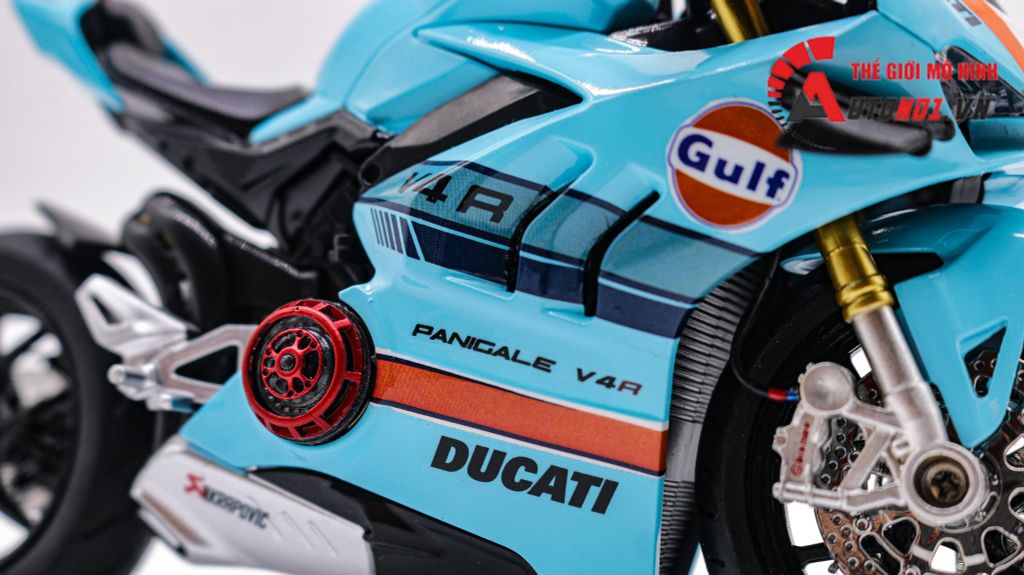 MÔ HÌNH XE ĐỘ DUCATI V4S GULF NỒI KHÔ TỈ LỆ 1:12 AUTONO1 D224