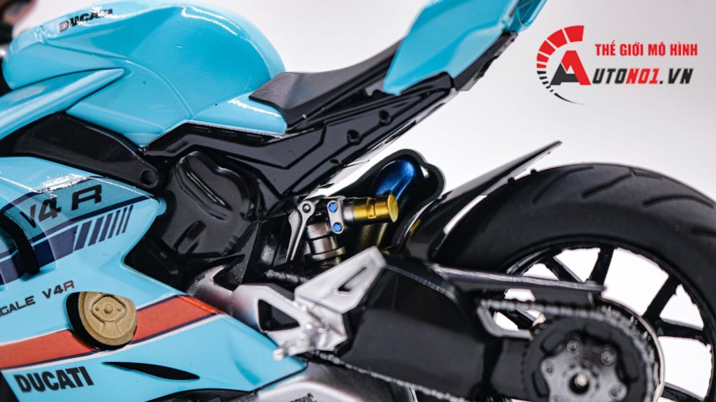 MÔ HÌNH XE ĐỘ DUCATI V4S GULF NỒI KHÔ TỈ LỆ 1:12 AUTONO1 D224