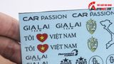  Decal nước Car Passion - Gia Lai Team Autono1 dán mọi nền màu cho xe mô hình DC511 