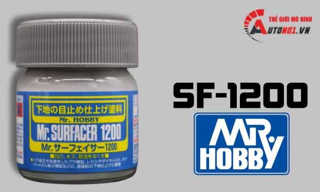  Lacquer sf-286 sơn lót mô hình mr.surfacer màu xám bóng mịn 1200 40ml Mr.Hobby SF286 