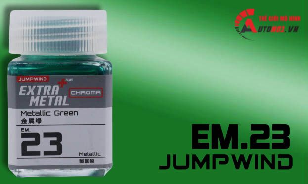  Lacquer em.23 metallic green sơn mô hình màu green 18ml Jumpwind s051 