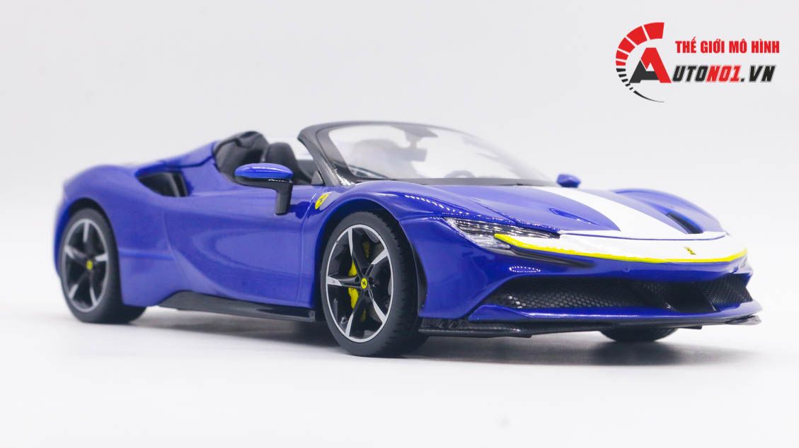 Mô hình xe Ferrari Sf90 Stradale Assetto Fiorano 1:18 Bburago 8129