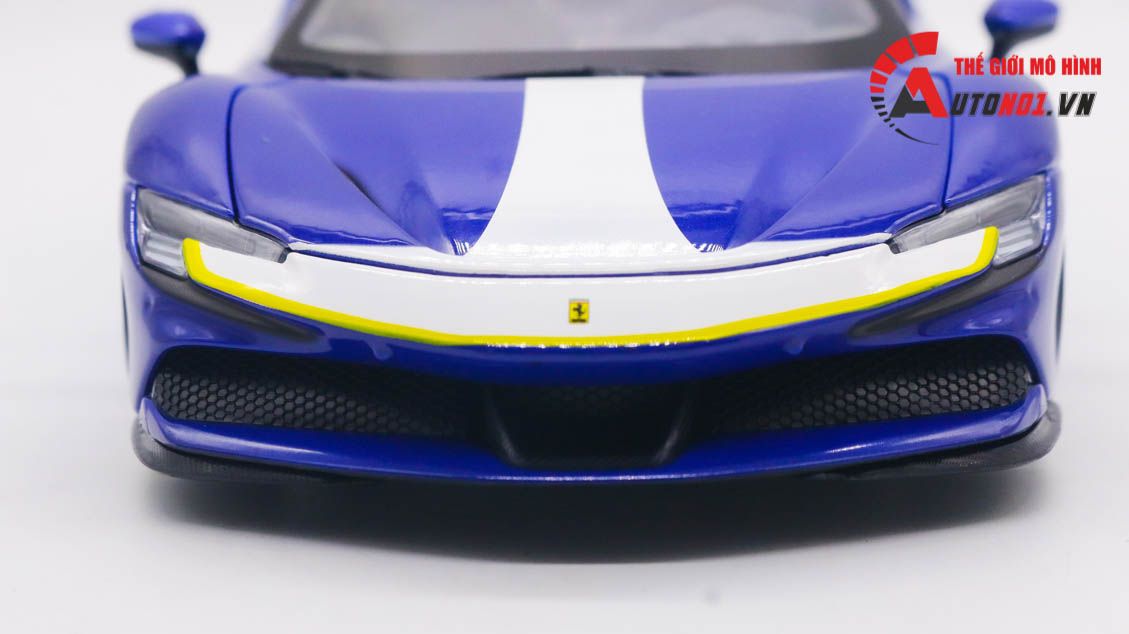 Mô hình xe Ferrari Sf90 Stradale Assetto Fiorano 1:18 Bburago 8129