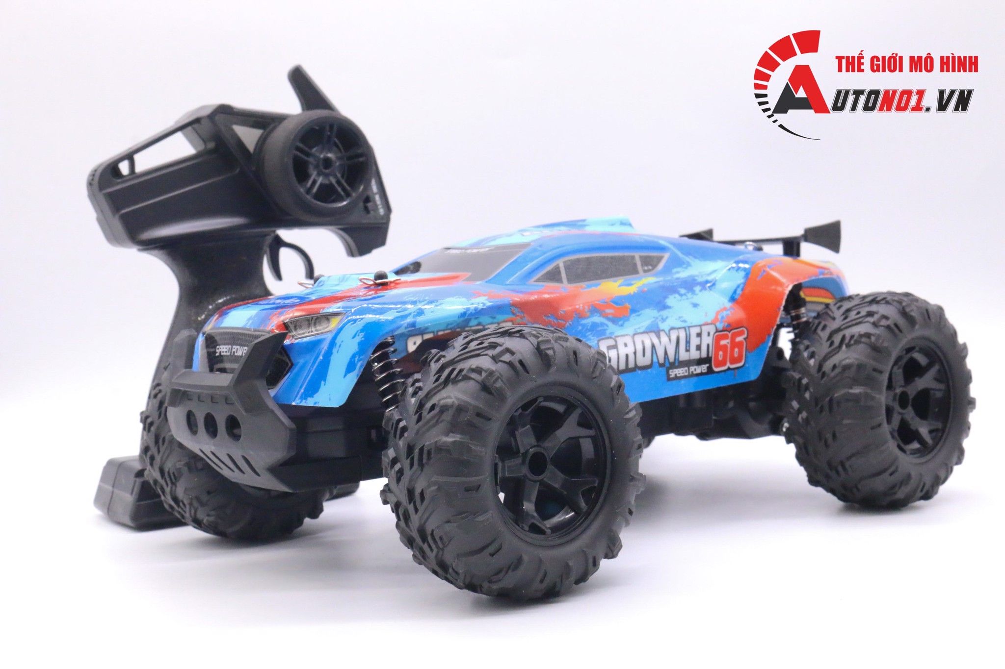 Xe điều khiển off road growler blue 1:14 7179