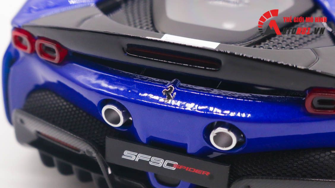 Mô hình xe Ferrari Sf90 Stradale Assetto Fiorano 1:18 Bburago 8129