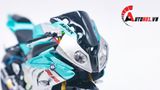  Mô hình xe độ BMW S1000RR green metallic độ pô 1:12 Autono1 Joycity D022F 