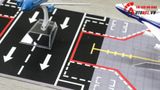  Diorama airport mô hình đường băng bãi đáp cho máy bay 16cm DR026 
