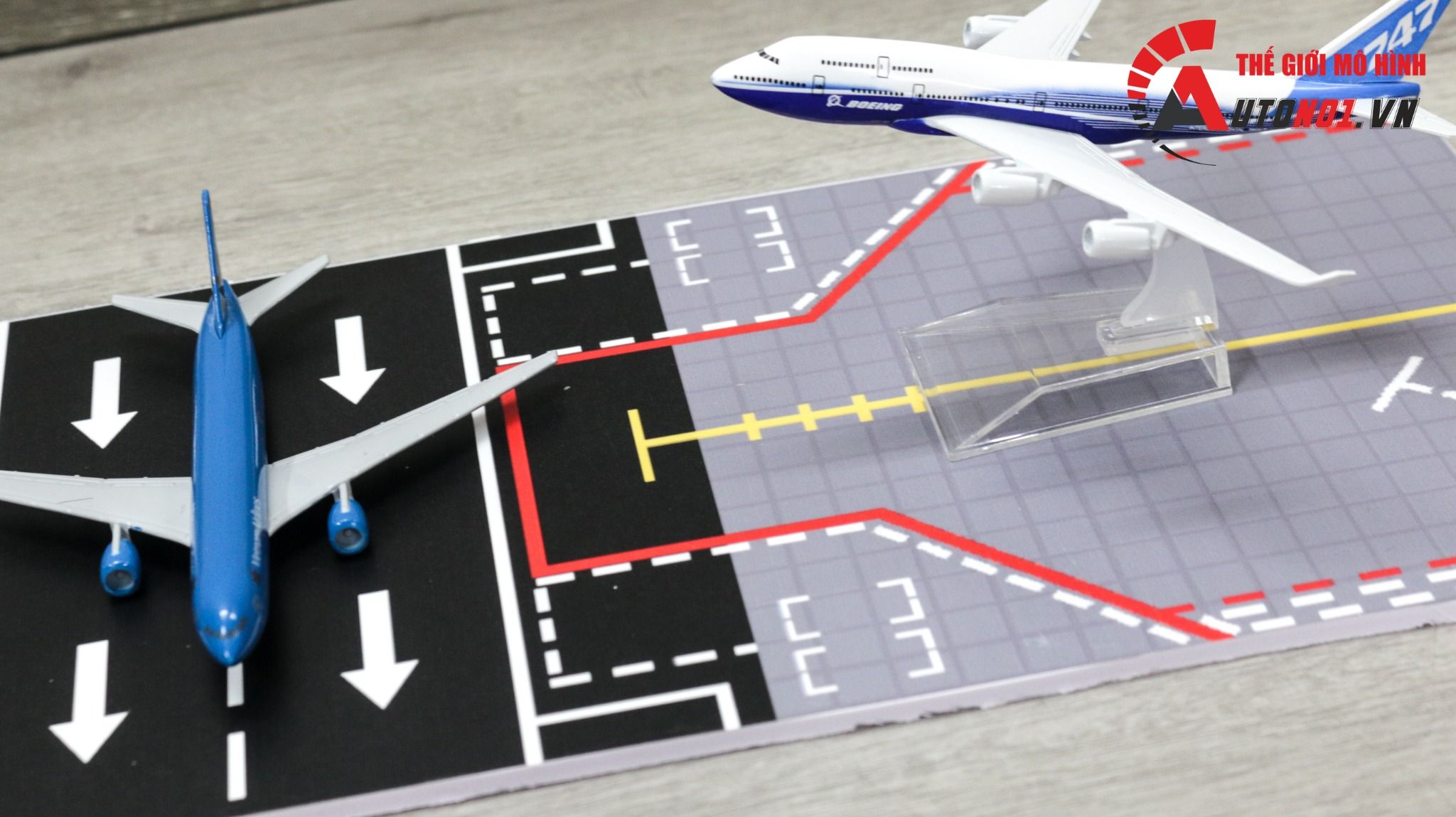 Diorama airport mô hình đường băng bãi đáp cho máy bay 16cm DR026