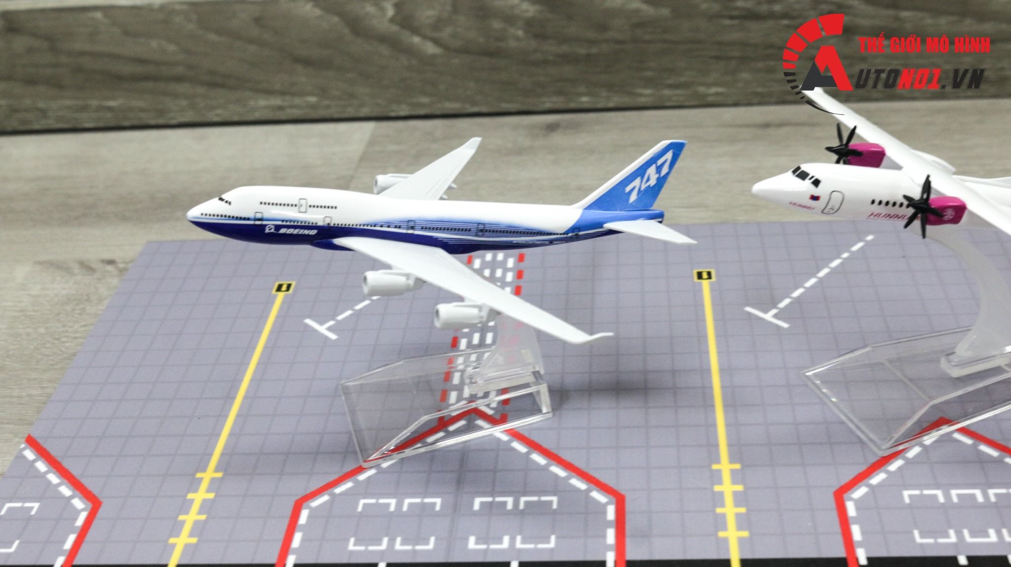 Diorama airport mô hình đường băng bãi đáp cho máy bay 16cm DR026