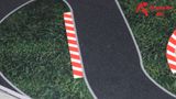  Diorama mặt đường đua dài kèm bãi đỗ xe ô tô tỉ lệ 1:64 kích thước 20x60cm Autono1 DR030 