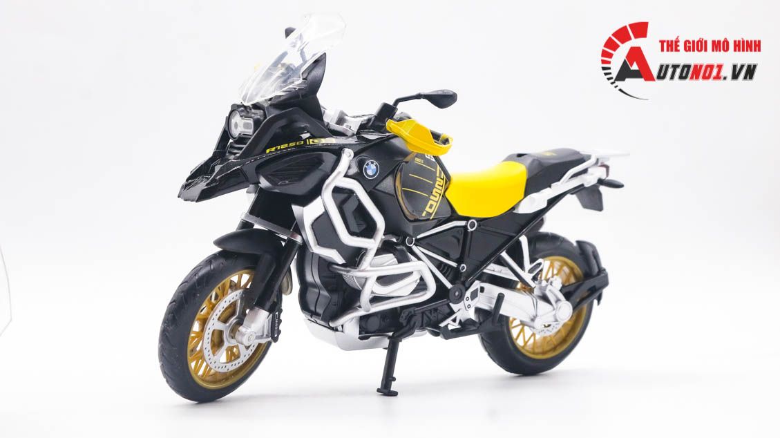 Mô hình xe BMW R1250 GS có đế tỉ lệ 1:12 CCA 31707 MT072