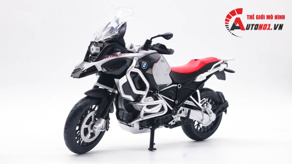 Mô hình xe BMW R1250 GS có đế tỉ lệ 1:12 CCA 31707 MT072