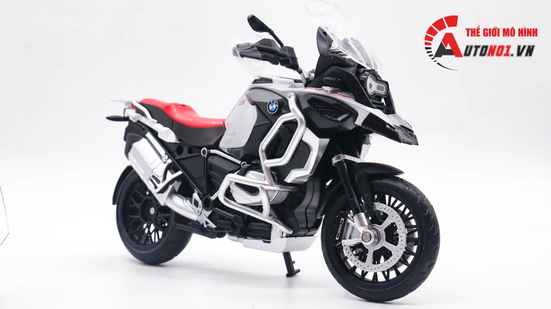 Mô hình xe BMW R1250 GS có đế tỉ lệ 1:12 CCA 31707 MT072