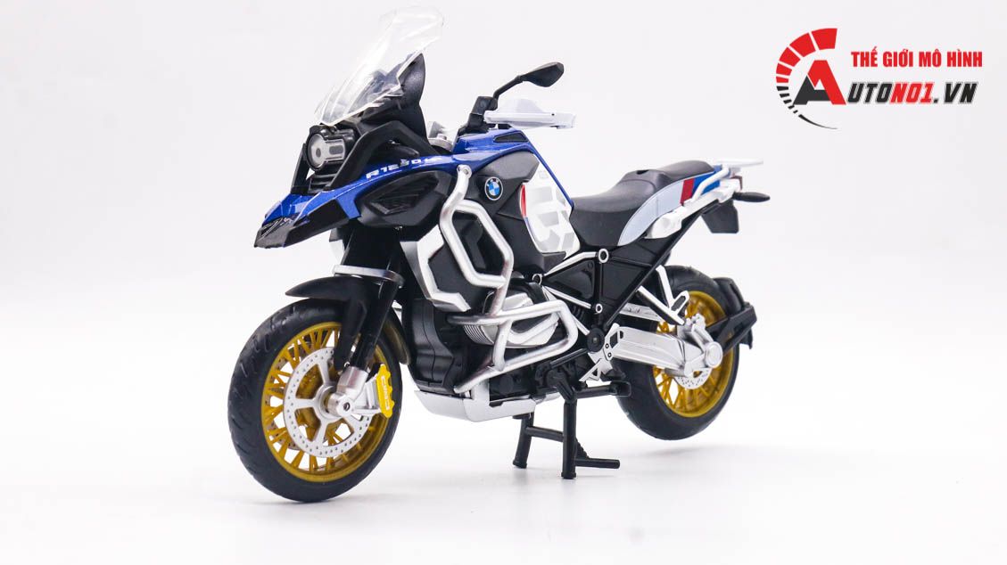 Mô hình xe BMW R1250 GS có đế tỉ lệ 1:12 CCA 31707 MT072
