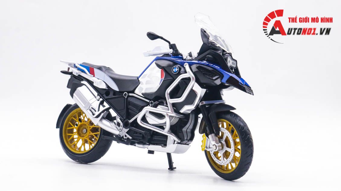 Mô hình xe BMW R1250 GS có đế tỉ lệ 1:12 CCA 31707 MT072