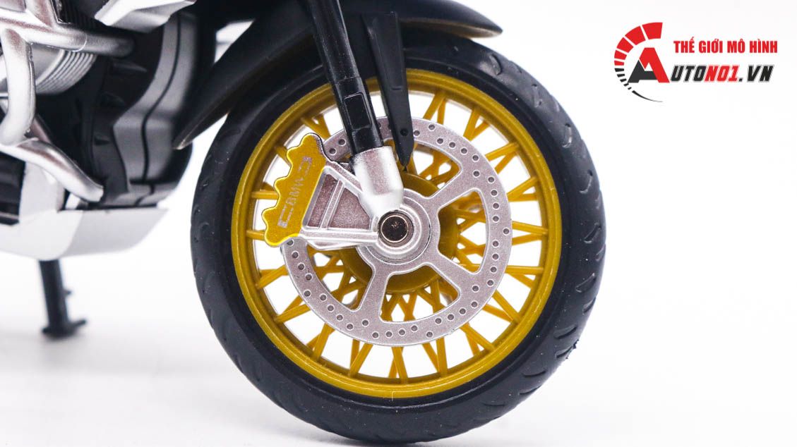 Mô hình xe BMW R1250 GS có đế tỉ lệ 1:12 CCA 31707 MT072