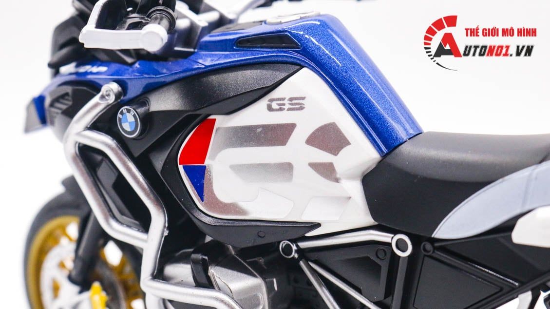 Mô hình xe BMW R1250 GS có đế tỉ lệ 1:12 CCA 31707 MT072