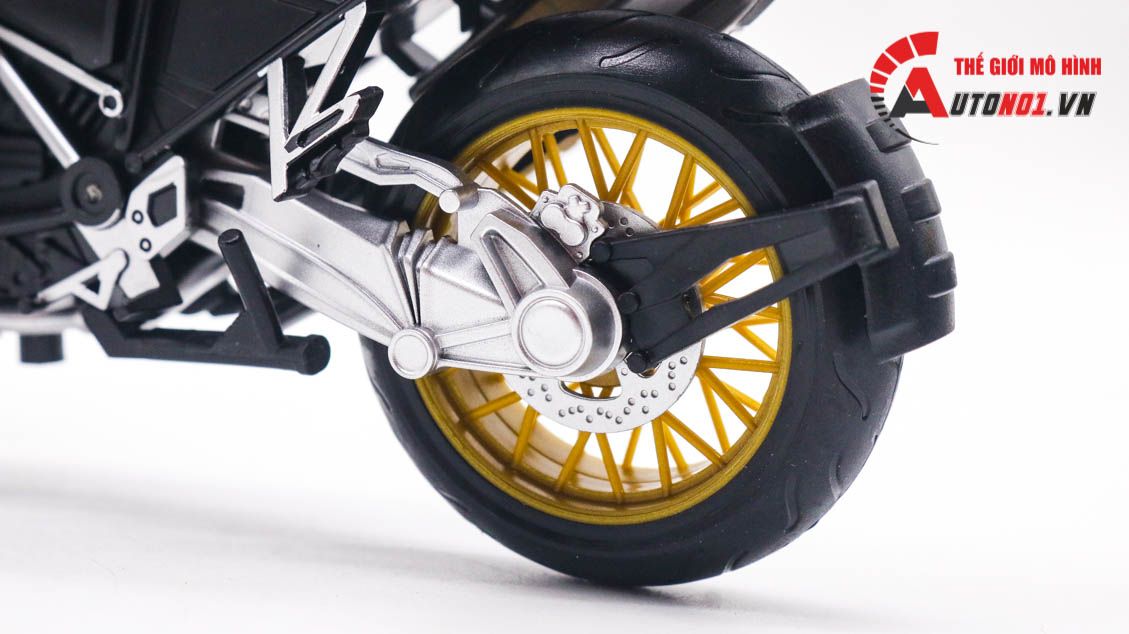 Mô hình xe BMW R1250 GS có đế tỉ lệ 1:12 CCA 31707 MT072