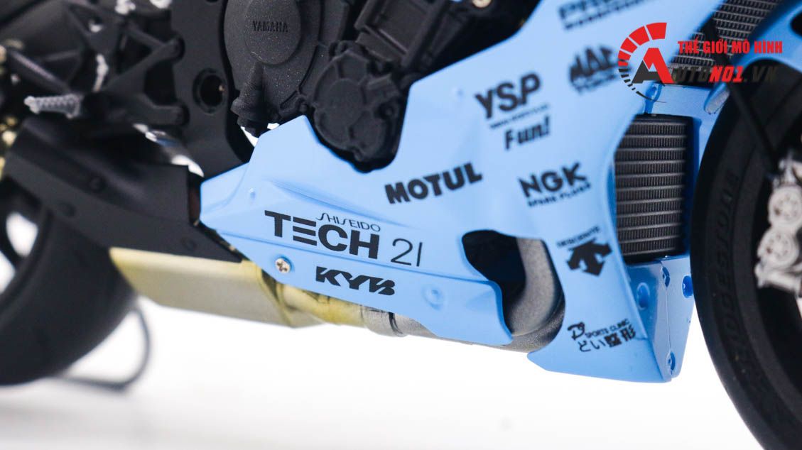 Mô hình xe cao cấp Yamaha Yzf-R1m Shiseido Tech 21 1:12 Tamiya D123I