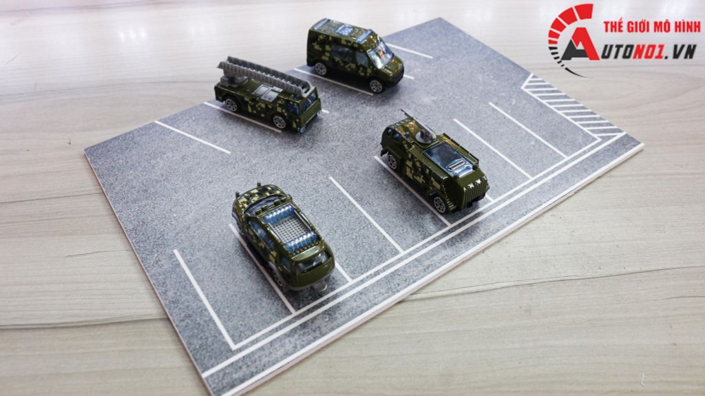 DIORAMA MẶT ĐƯỜNG - PARKING KÍCH THƯỚC 20X30 CM CHO Ô TÔ TỈ LỆ 1:64 AUTONO1 DR011A