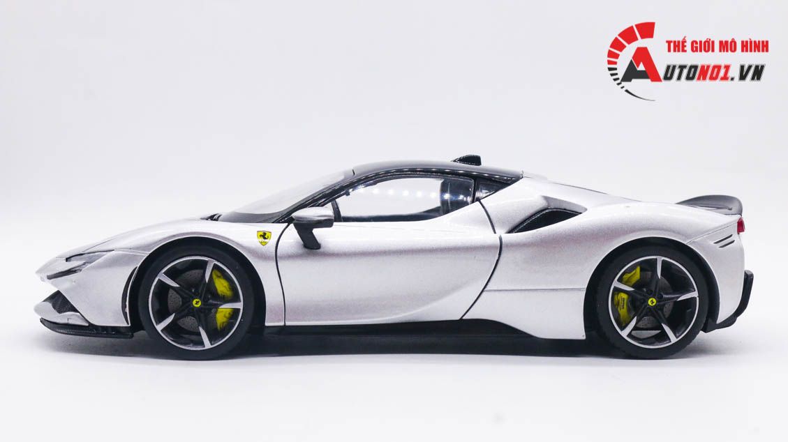 Mô hình xe Ferrari Sf90 Stradale Assetto Fiorano 1:18 Bburago 8129
