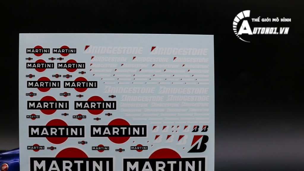 DECAL NƯỚC BRIDGESTONE MARTINI NHIỀU TỈ LỆ 1:12 1:24 1:18 4613