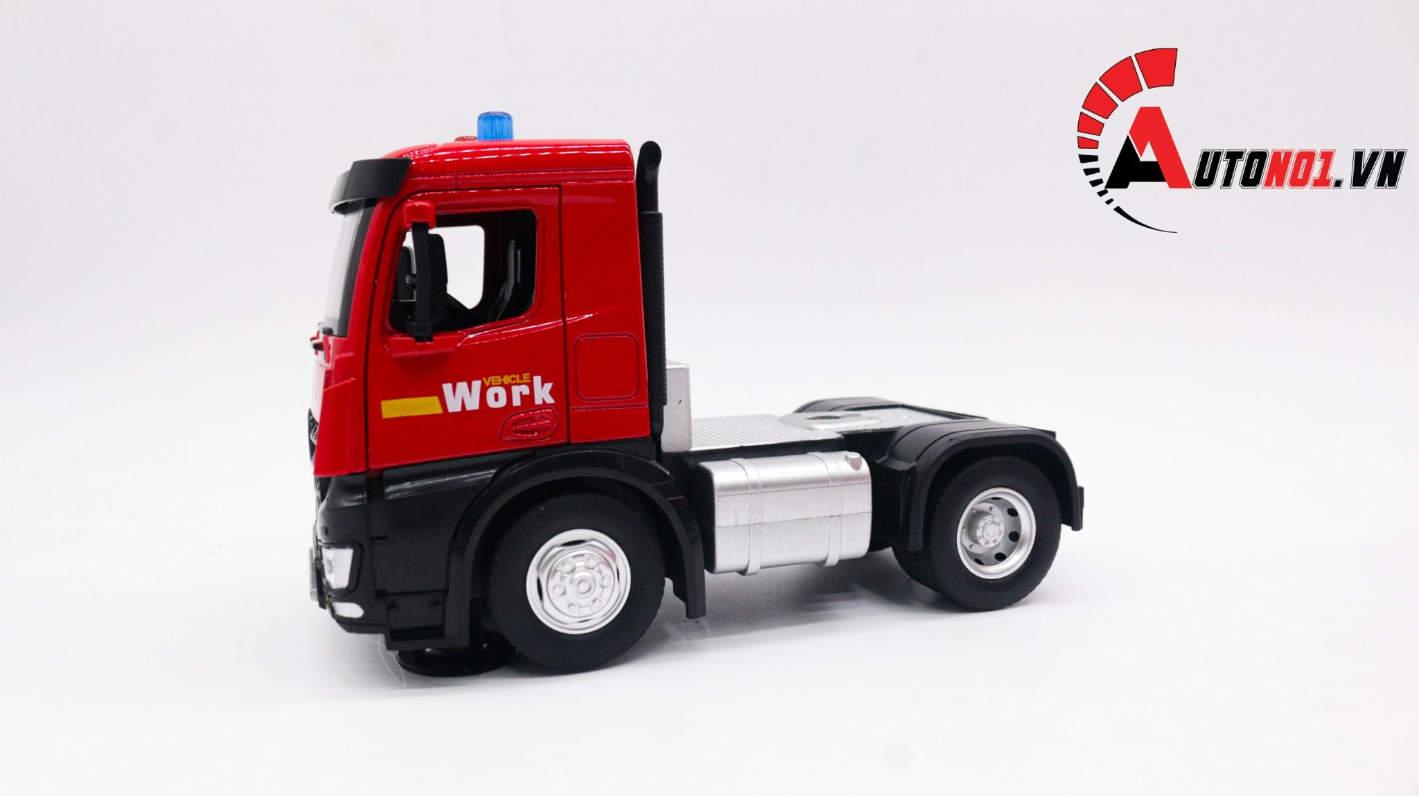  Mô hình xe container tỉ lệ 1:24 đầu kim loại - thùng xe nhựa Metal DieCast OT195 