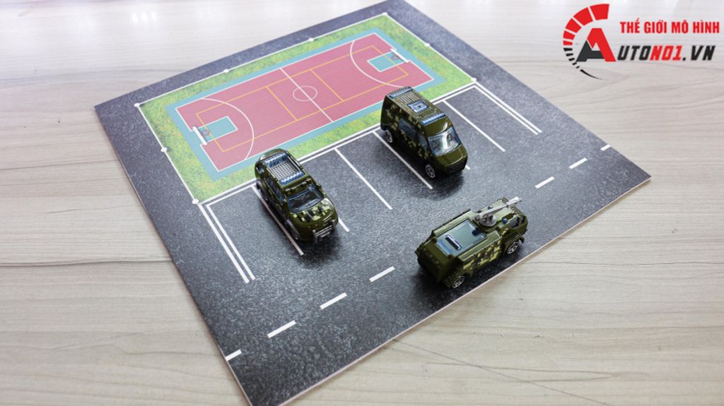 DIORAMA MẶT ĐƯỜNG - PARKING KÍCH THƯỚC 30X30 CM CHO Ô TÔ TỈ LỆ 1:64 AUTONO1 DR012A