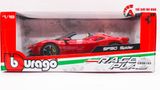  Mô hình xe Ferrari SF90 Spider open top tỉ lệ 1:18 Bburago 8118 