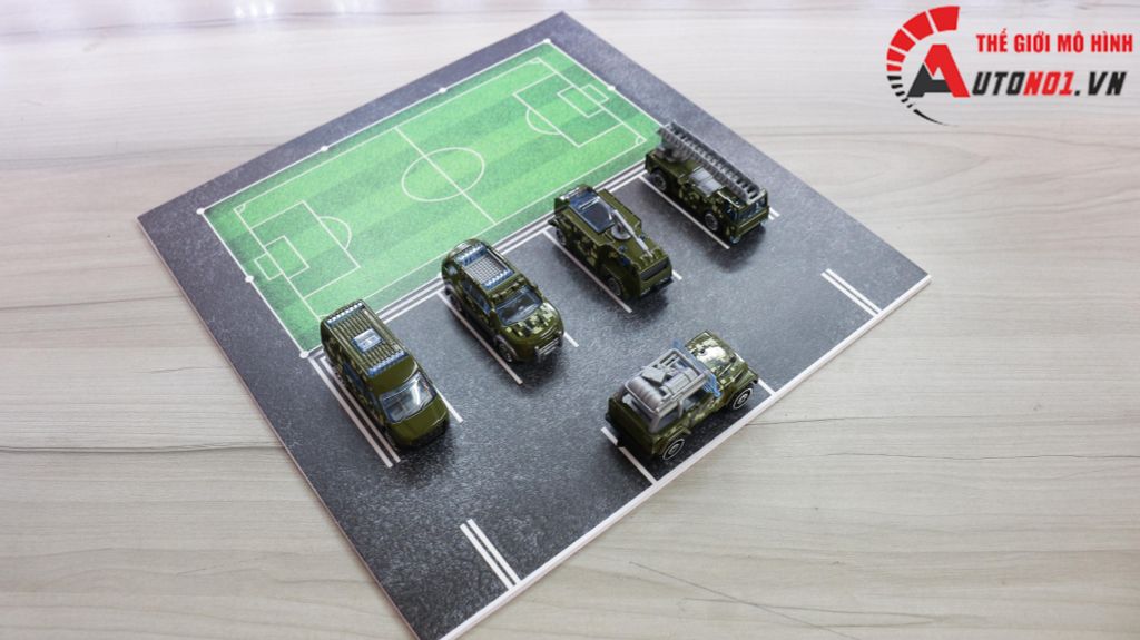 DIORAMA MẶT ĐƯỜNG - PARKING KÍCH THƯỚC 30X30 CM CHO Ô TÔ TỈ LỆ 1:64 AUTONO1 DR012A