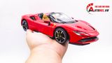  Mô hình xe Ferrari SF90 Spider open top tỉ lệ 1:18 Bburago 8118 