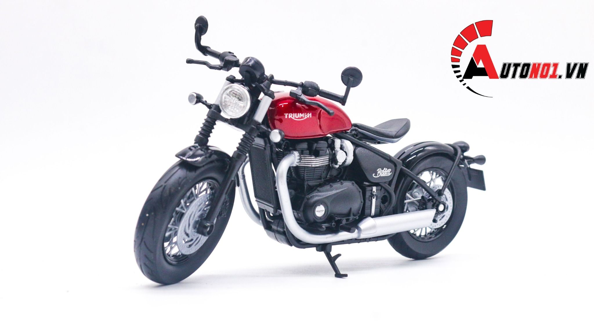 Mô hình xe Triumph Bonneville Bobber 1:12 Welly MT025
